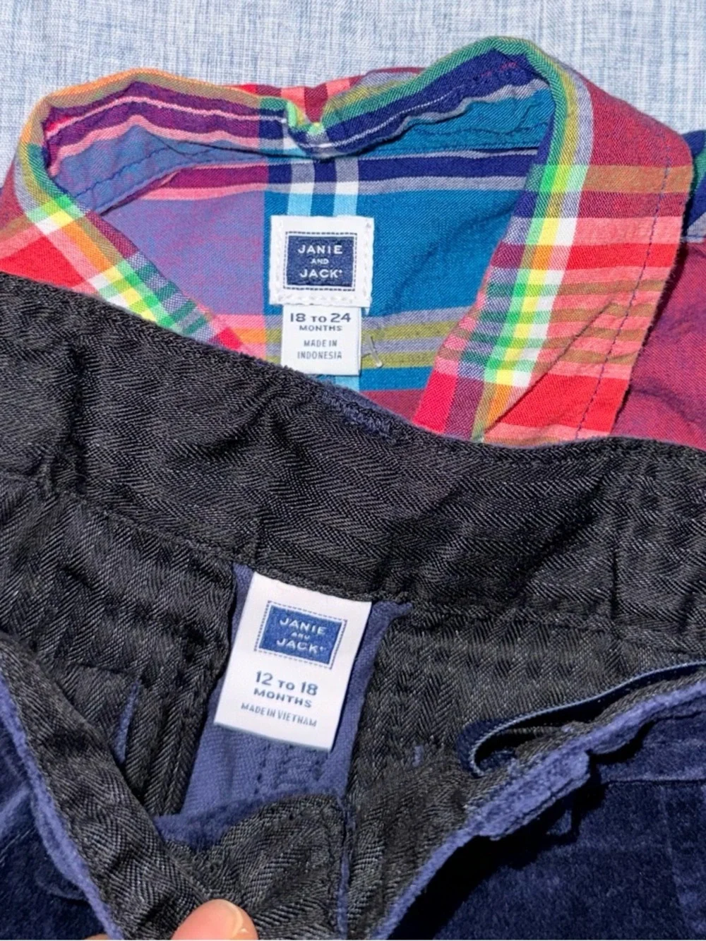 Janie & Jack set size 12-18 months for baby boys